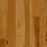 up close photo of 7 1/2” Engineered Hickory Shoreline hardwood floor from our Camden collection