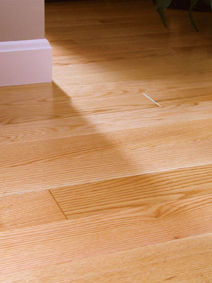photo of Red Oak Premium Clear hardwood flooring from our classic collection