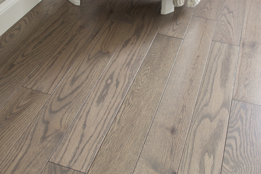 photo of Red Oak Stone hardwood flooring from our classic collection