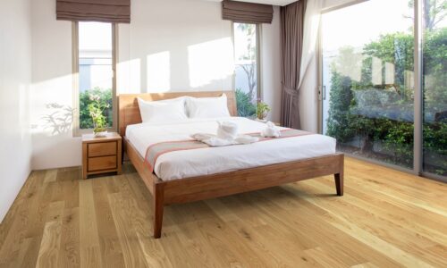 photo of White Oak Coastal hardwood flooring from our classic collection