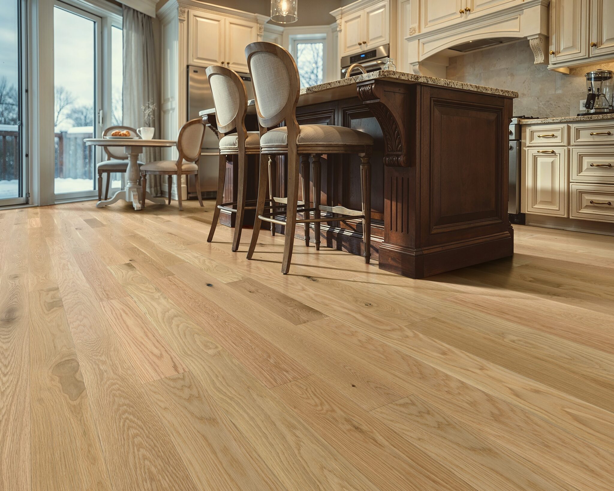 Rangeley_White Oak Livesawn Wirebrushed Clear_Room_WEB